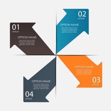 Infographic tasarım öğeleri iş için Illustratio vektör