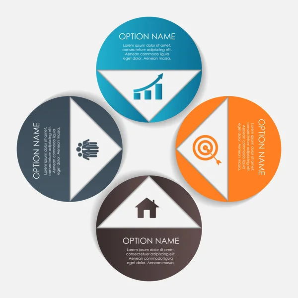 Elementos de diseño infográfico para su negocio Vector Illustratio — Archivo Imágenes Vectoriales