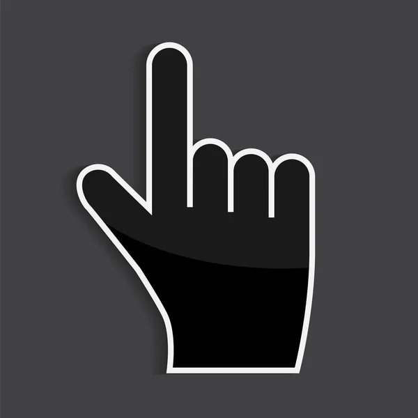 Maus Hand Cursor Vektor Illustration — Stockvektor