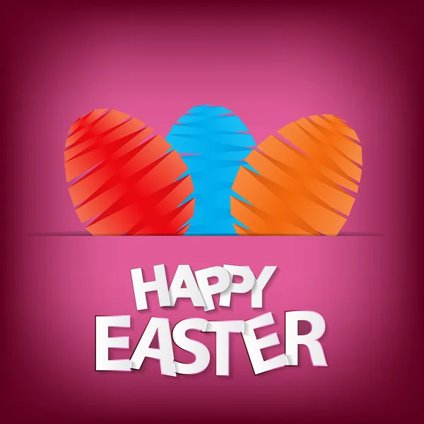 Happy Easter Printemps Fond Illustration vectorielle — Image vectorielle