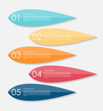 Infographic tasarım öğeleri iş için Illustratio vektör