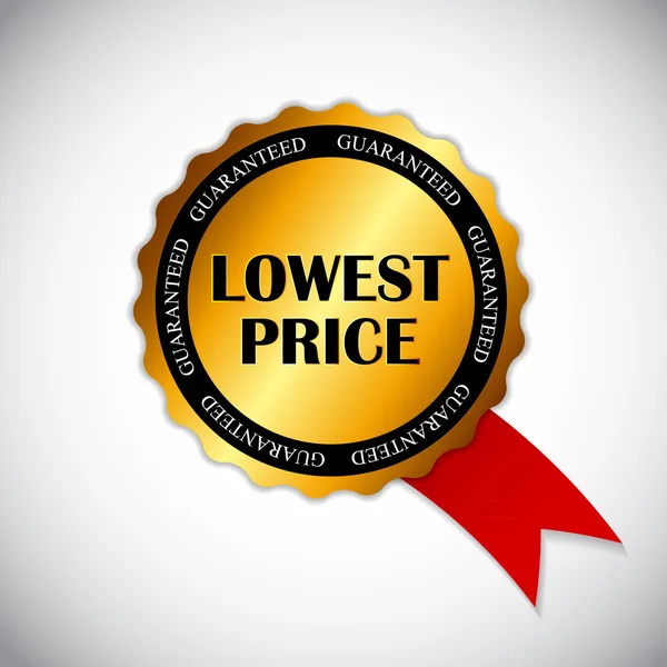 Illustrazione vettoriale del prezzo più basso — Vettoriale Stock