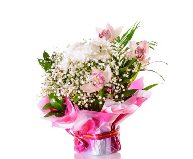 Renkli çiçek buketi ıssız