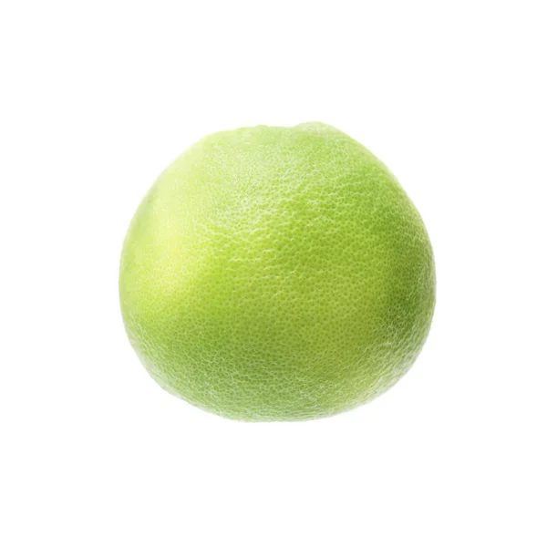 Groene grapefruit geïsoleerd op witte achtergrond — Stockfoto