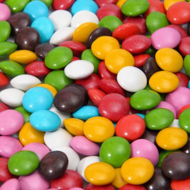 Renkli arka plan tatlı lezzetli bonbon şeker