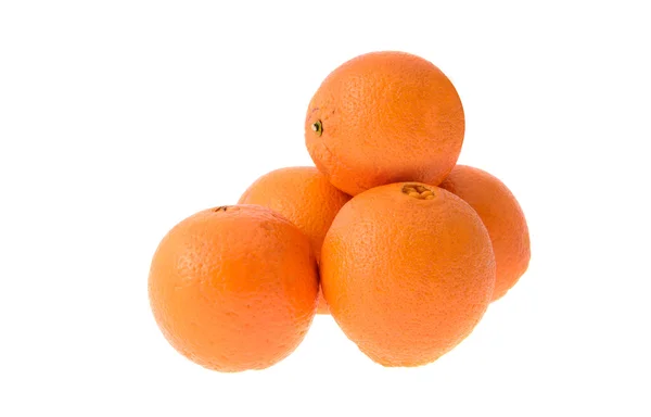 Oranges Isolated on White Background — Stock Photo, Image