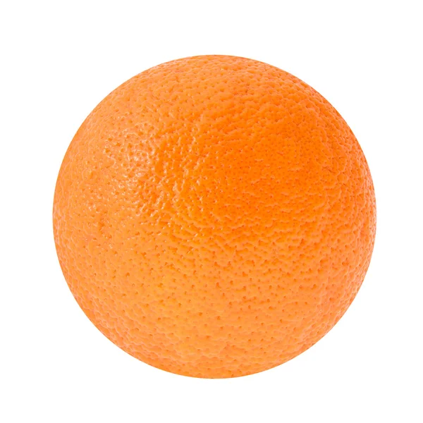 Verse sinaasappelen geïsoleerd op witte achtergrond — Stockfoto