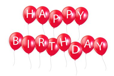 Parlak balonlar arka plan vektör çizim