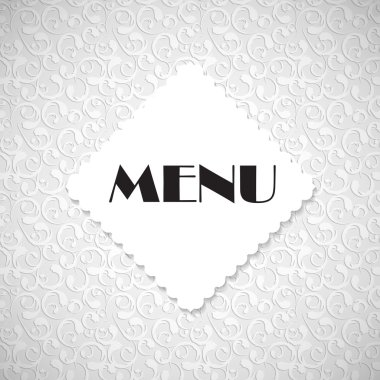 Restoran Menü şablonun vektör çizim