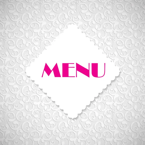 Restaurant Menu Template Vector Illustration — Stock Vector