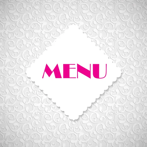 Modèle de menu restaurant illustration vectorielle — Image vectorielle