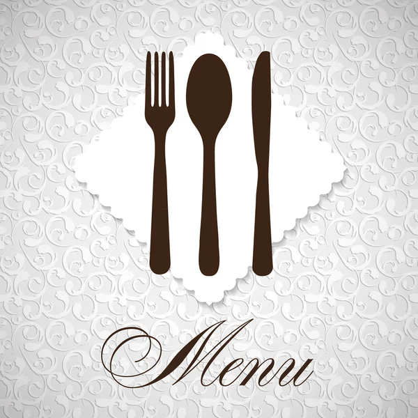 Modèle de menu restaurant illustration vectorielle — Image vectorielle