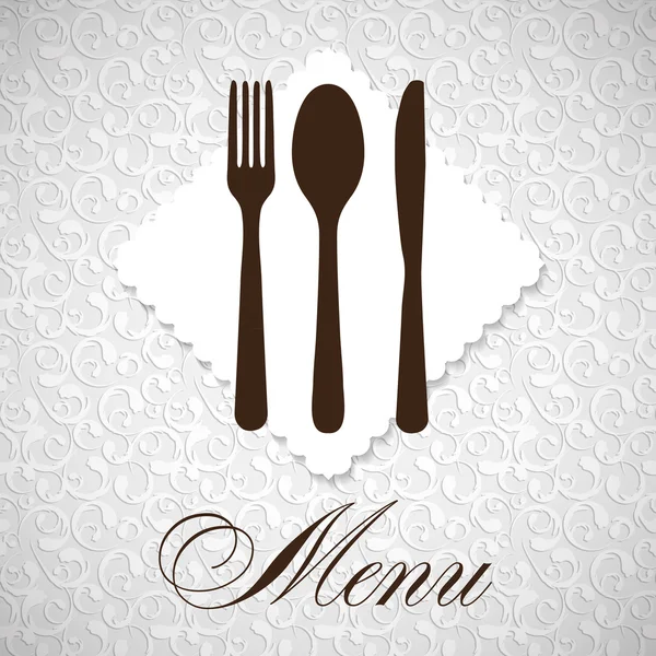 Restaurante plantilla de menú vector ilustración — Vector de stock