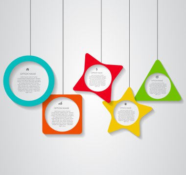 Infographic tasarım öğeleri iş için Illustratio vektör