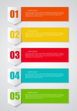 Infographic tasarım öğeleri iş için Illustratio vektör