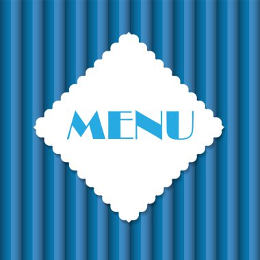 Restoran Menü şablonun vektör çizim