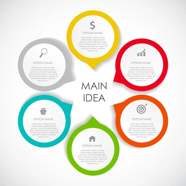 Infografische Gestaltungselemente für Ihre Geschäftsvektorillustratio — Stockvektor