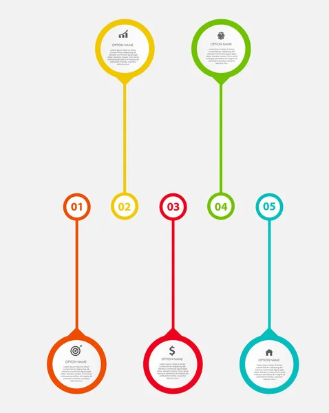 Infographic tasarım öğeleri iş için Illustratio vektör — Stok Vektör