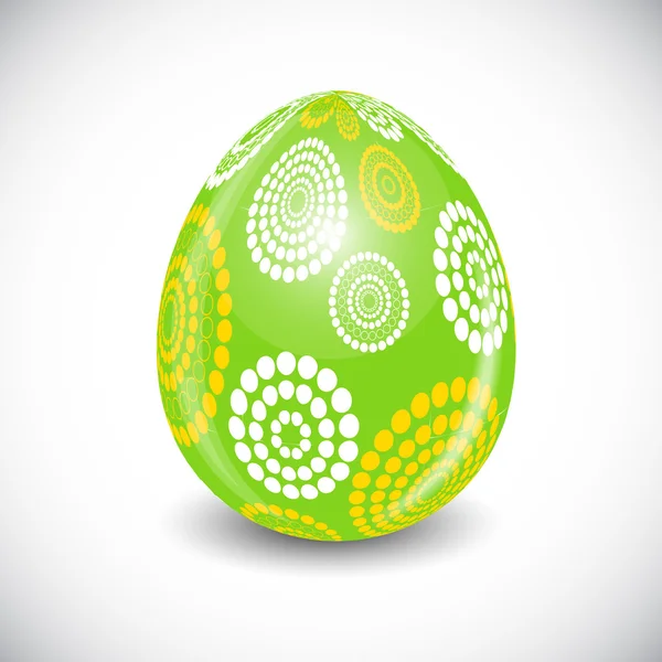 Beautiful Easter Egg Vector Illustration — Stock Vector