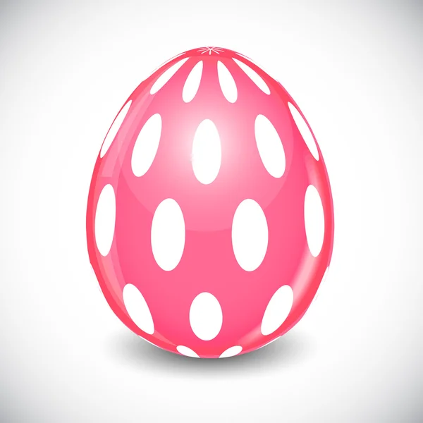 Beautiful Easter Egg Background Vector Illustration — Stock Vector