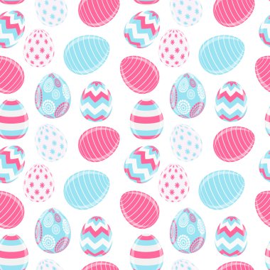 Güzel Paskalya yortusu yumurta arka plan vektör çizim