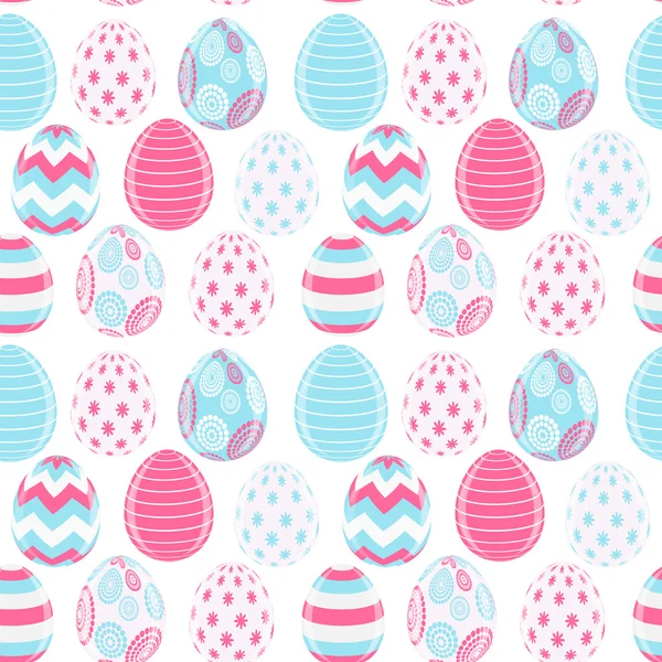 Hermoso huevo de Pascua fondo Vector ilustración — Vector de stock
