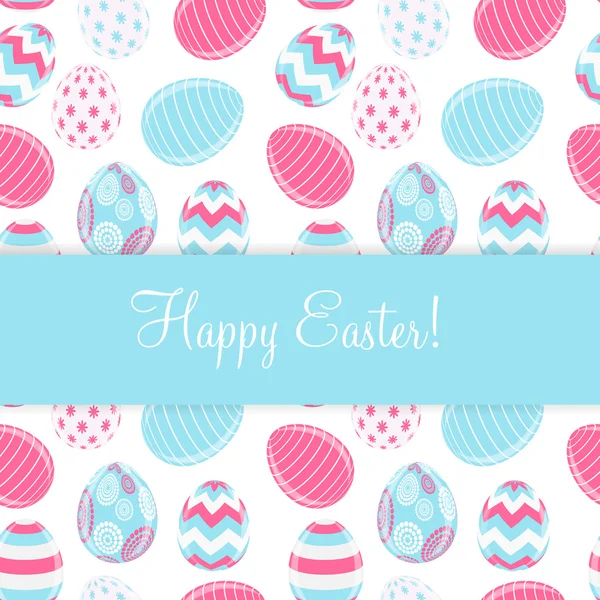 Beautiful Easter Egg Background Vector Illustration — Stock Vector