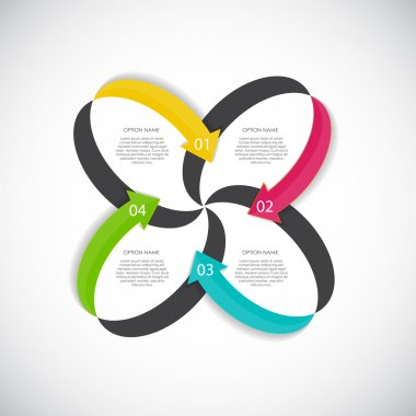 Infographic tasarım öğeleri iş için Illustratio vektör