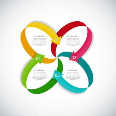 Infographic tasarım öğeleri iş için Illustratio vektör