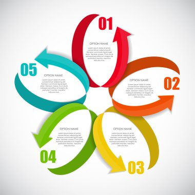 Infographic tasarım öğeleri iş için Illustratio vektör