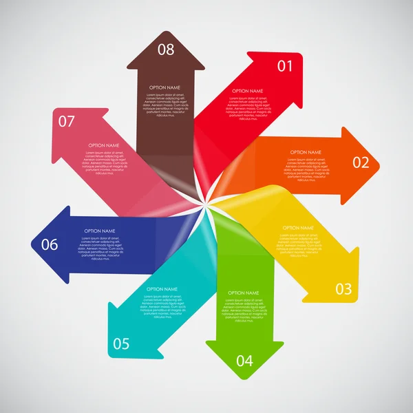 Infografische Gestaltungselemente für Ihre Geschäftsvektorillustration — Stockvektor