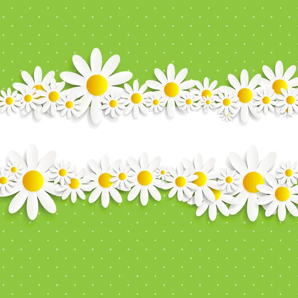 Flora Daisyl Design Vector Illustartion —  Vetores de Stock