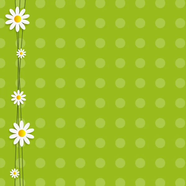 Flora Daisyl diseño vectorial Illustartion — Vector de stock