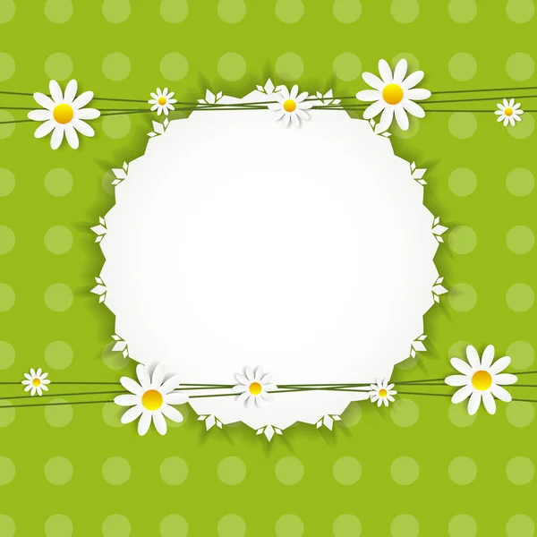 Flora Daisyl Design Vector Illustartion —  Vetores de Stock