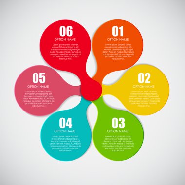 Infographic tasarım öğeleri iş için Illustratio vektör