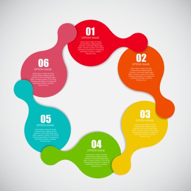 Infographic tasarım öğeleri iş için Illustratio vektör
