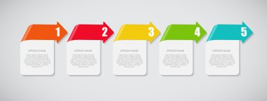 Infographic tasarım öğeleri iş için Illustratio vektör