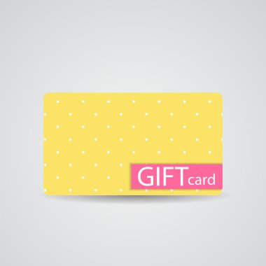 güzel hediye kartı tasarlamak, illüstrasyon vektör