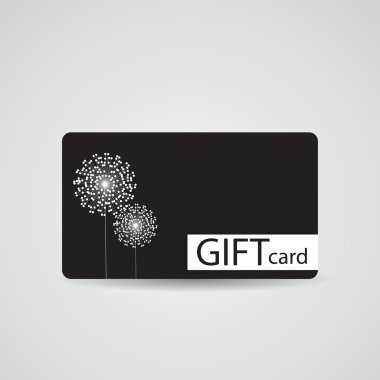 güzel hediye kartı tasarlamak, illüstrasyon vektör