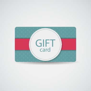 güzel hediye kartı tasarlamak, illüstrasyon vektör