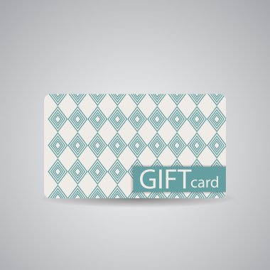 güzel hediye kartı tasarlamak, illüstrasyon vektör