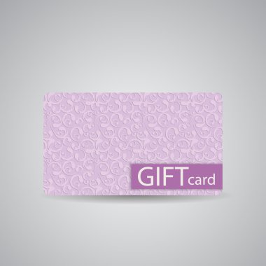 güzel hediye kartı tasarlamak, illüstrasyon vektör