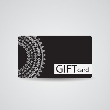 güzel hediye kartı tasarlamak, illüstrasyon vektör