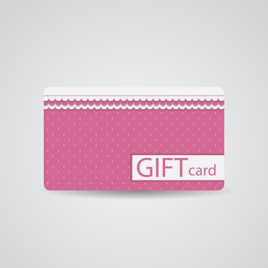 güzel hediye kartı tasarlamak, illüstrasyon vektör