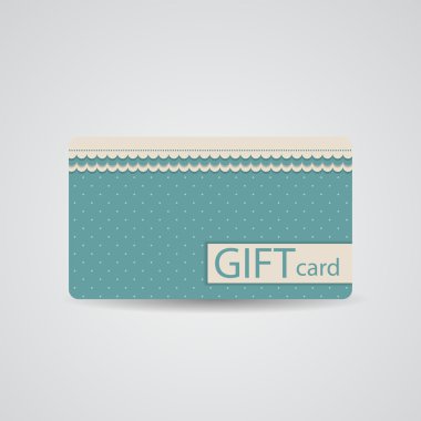 güzel hediye kartı tasarlamak, illüstrasyon vektör