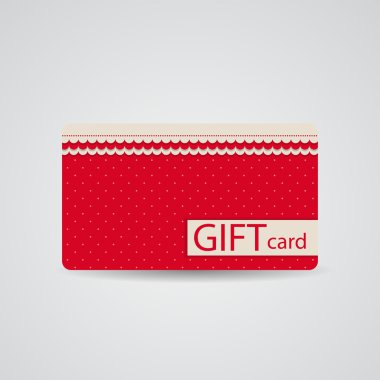 güzel hediye kartı tasarlamak, illüstrasyon vektör