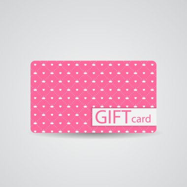 güzel hediye kartı tasarlamak, illüstrasyon vektör