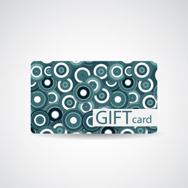 güzel hediye kartı tasarlamak, illüstrasyon vektör