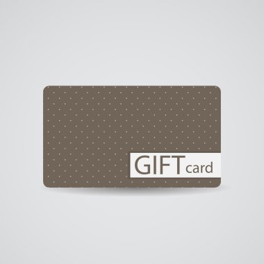 güzel hediye kartı tasarlamak, illüstrasyon vektör