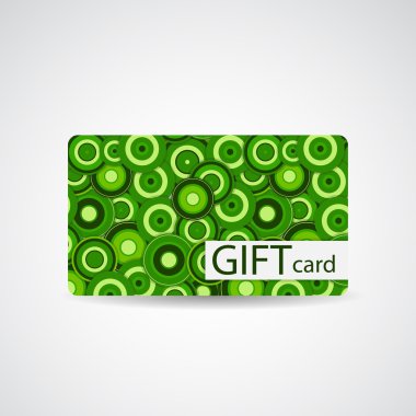 güzel hediye kartı tasarlamak, illüstrasyon vektör